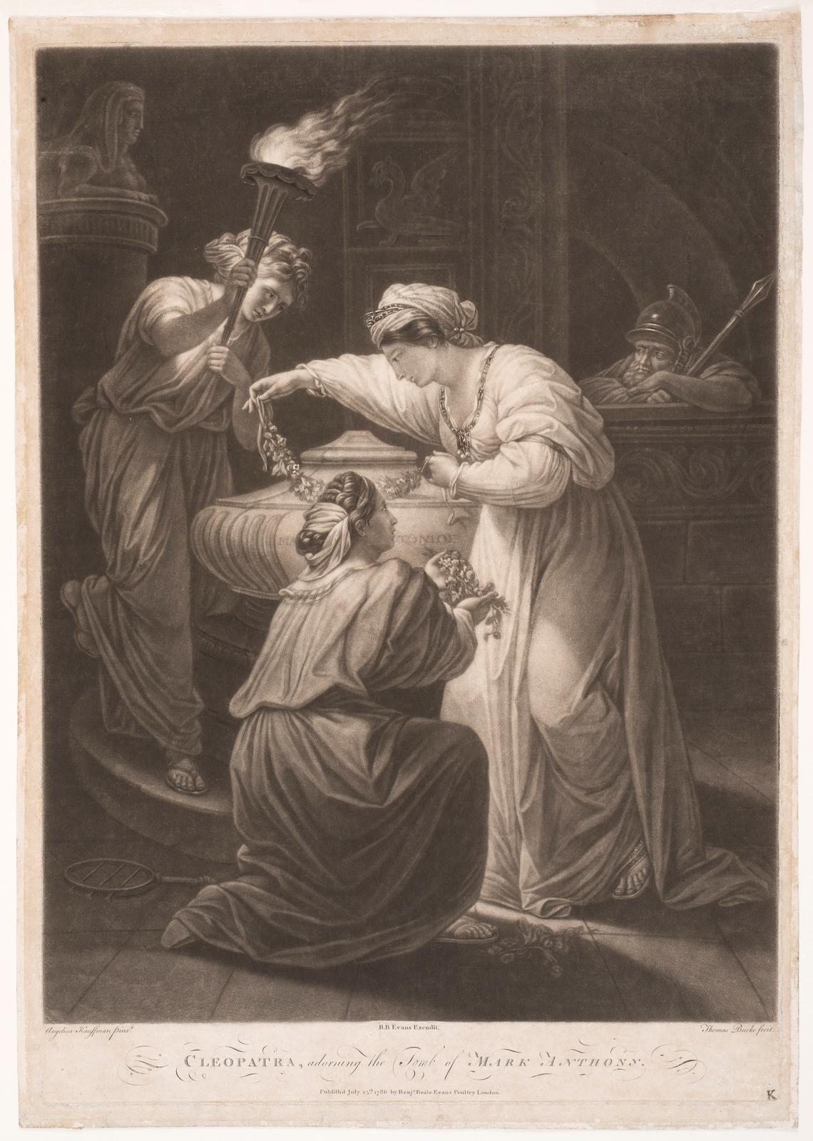 Cleopatra Adorning the Tomb of Mark Anthony