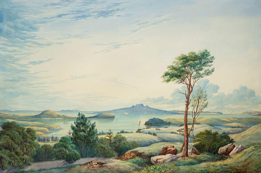 View of Auckland Harbour From Mt Hobson, Remuera