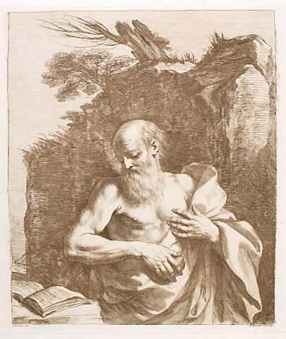 Saint Jerome in the wilderness