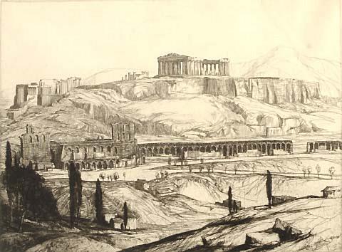The Acropolis from Museum Hill