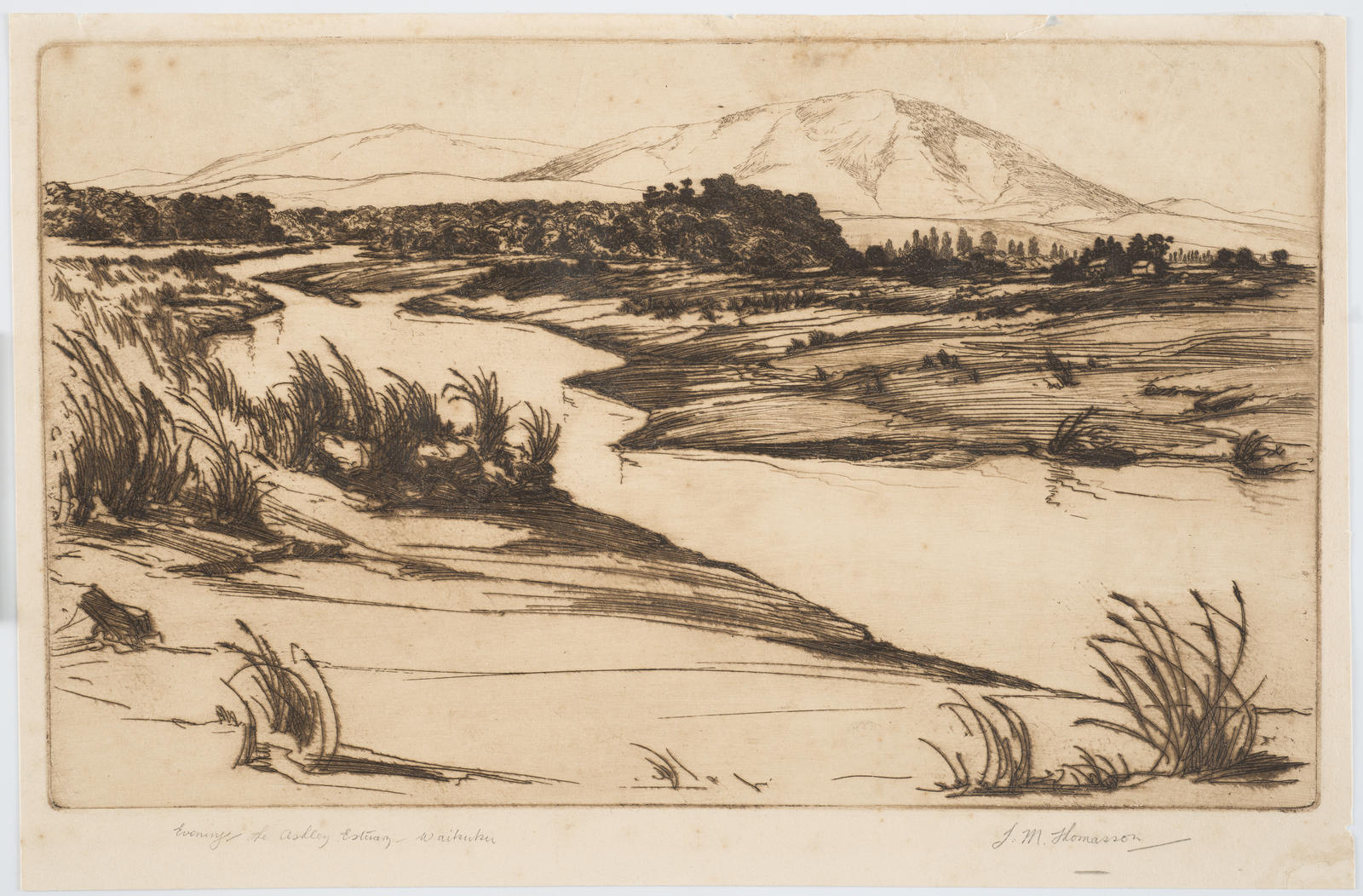 Evening, the Ashley Estuary - Waikuku
