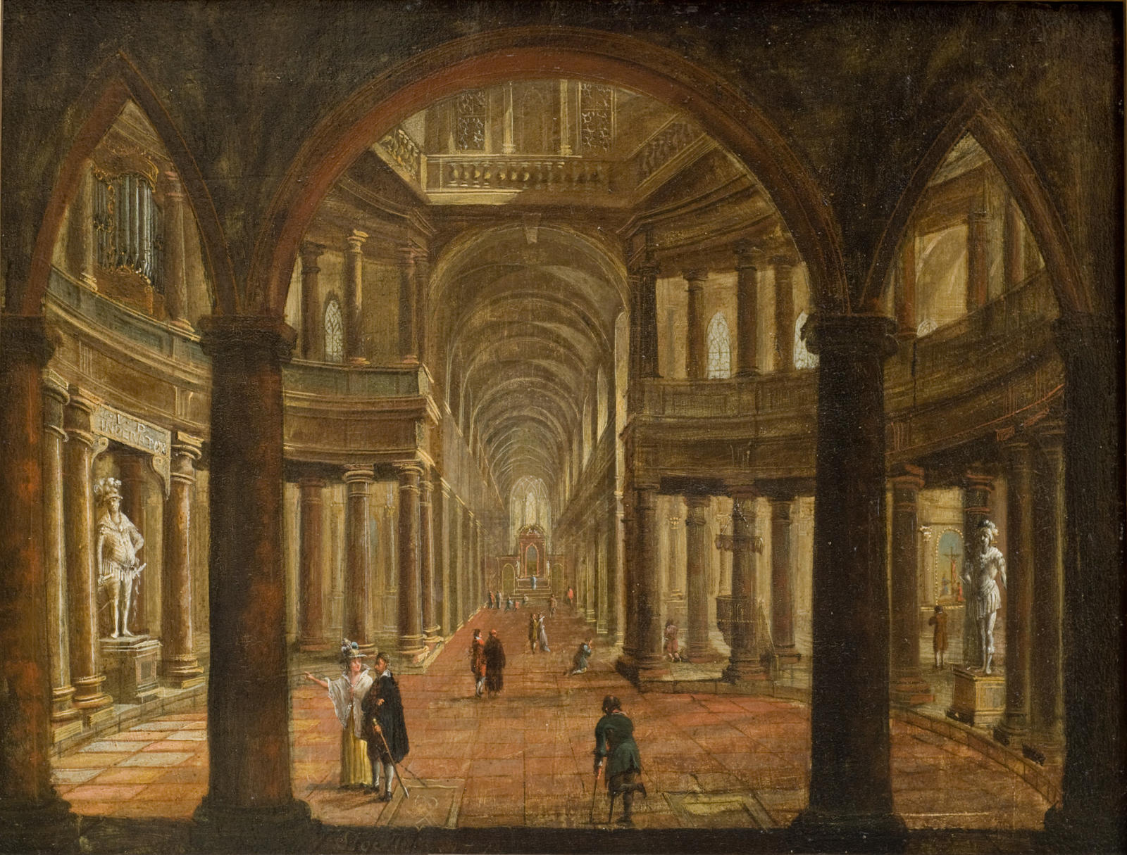 Interior of a cathedral