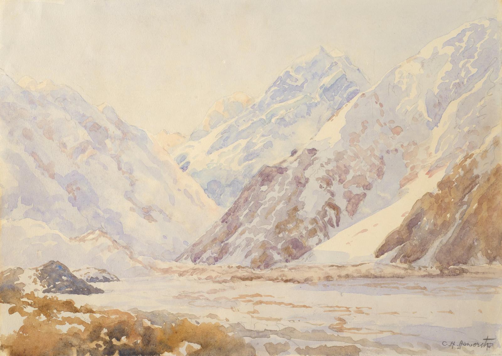 Winter, Mount Cook from the Hermitage