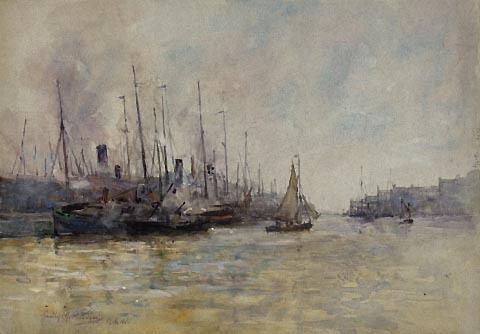 Shipping on the Maas