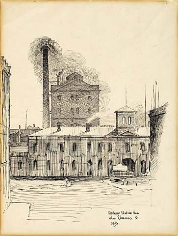 Railway Station from Commerce Street