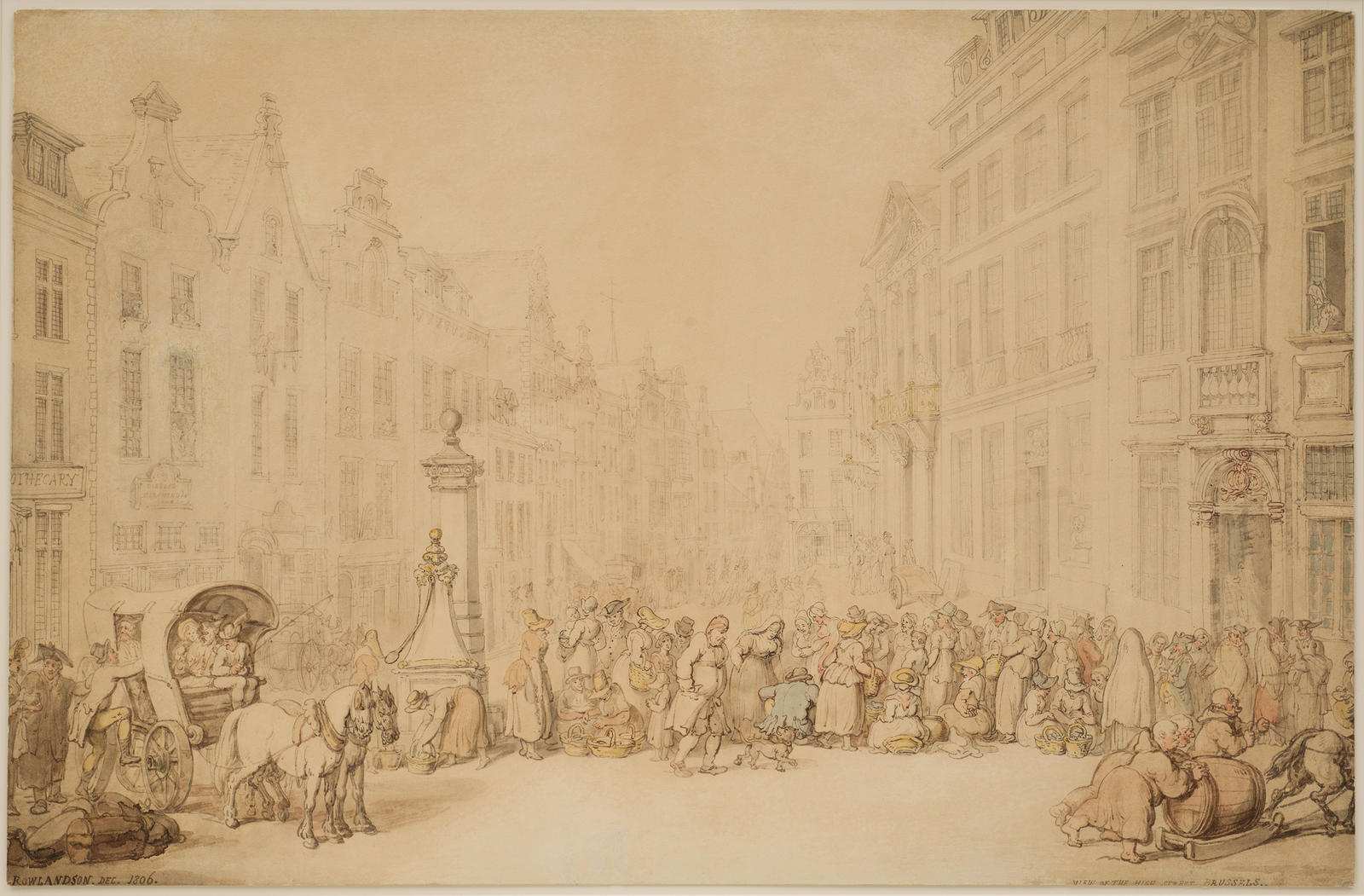 View Of The High Street, Brussels