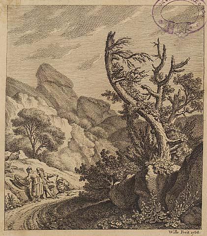 Man and Woman Resting by a Road