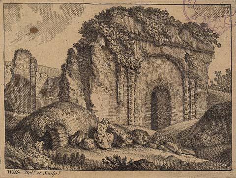 Ruins with Woman in Foreground