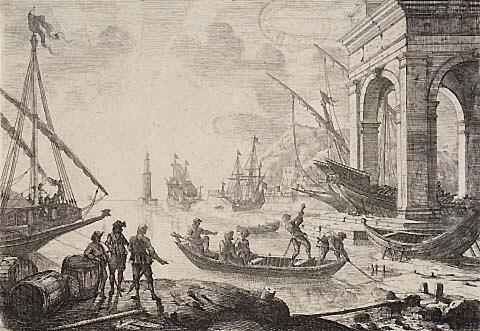 Harbour Scene with Lighthouse (Le Port de Mer au Fanal)