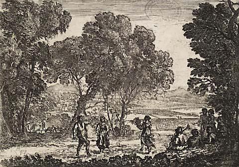 The Country Dance, Small Plate (La Danse sous les arbres)