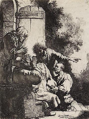 Joseph's coat brought to Jacob