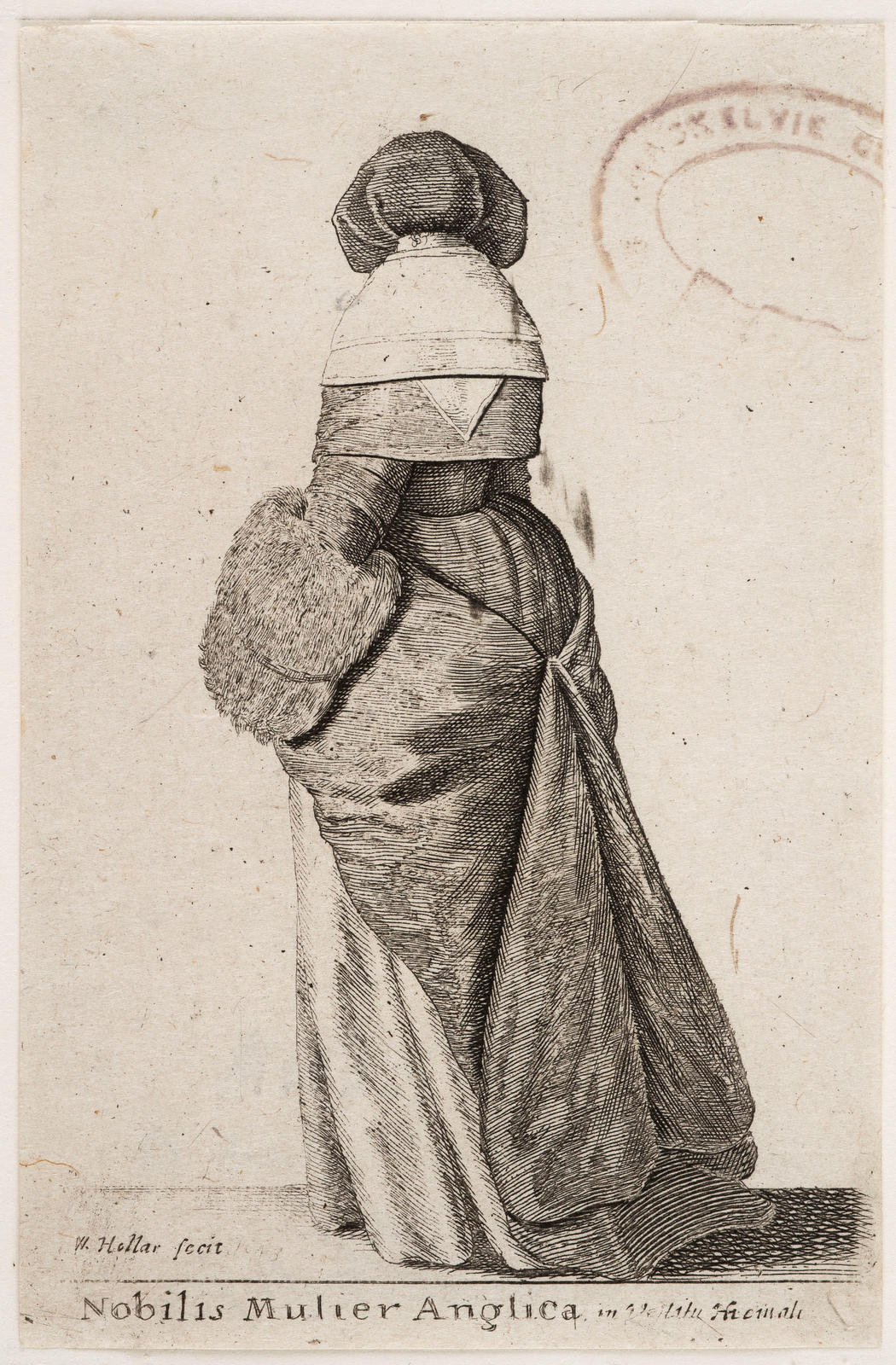 English Noblewoman in Winter Clothing