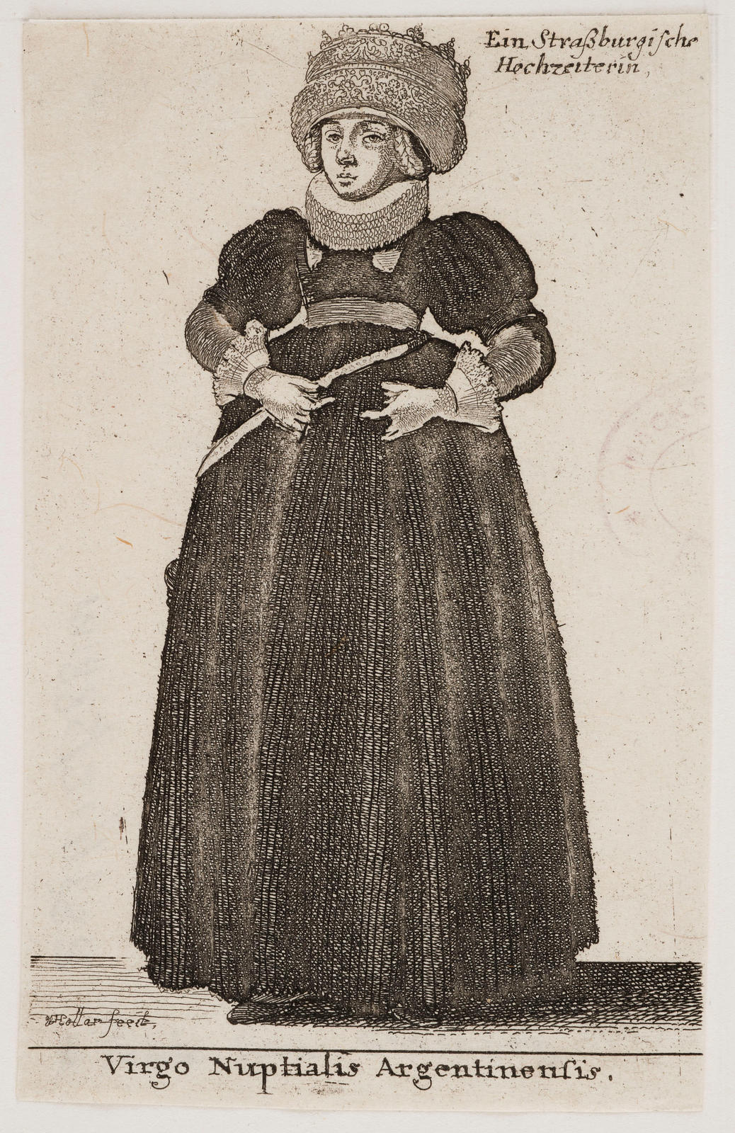 Strasbourg Woman in Wedding Dress