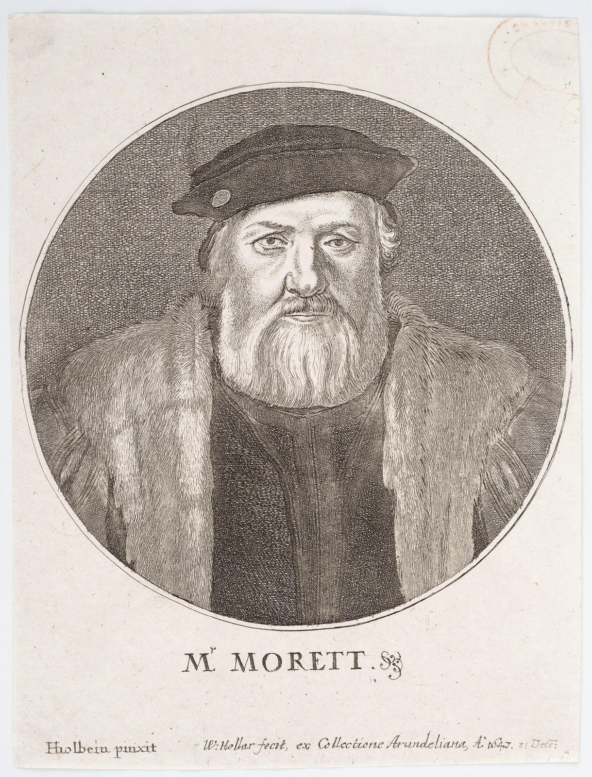 Hubert Moret, or Charles de Solier, sieur de Morette