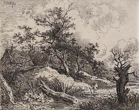 Landscape With Cottage and Country Lane