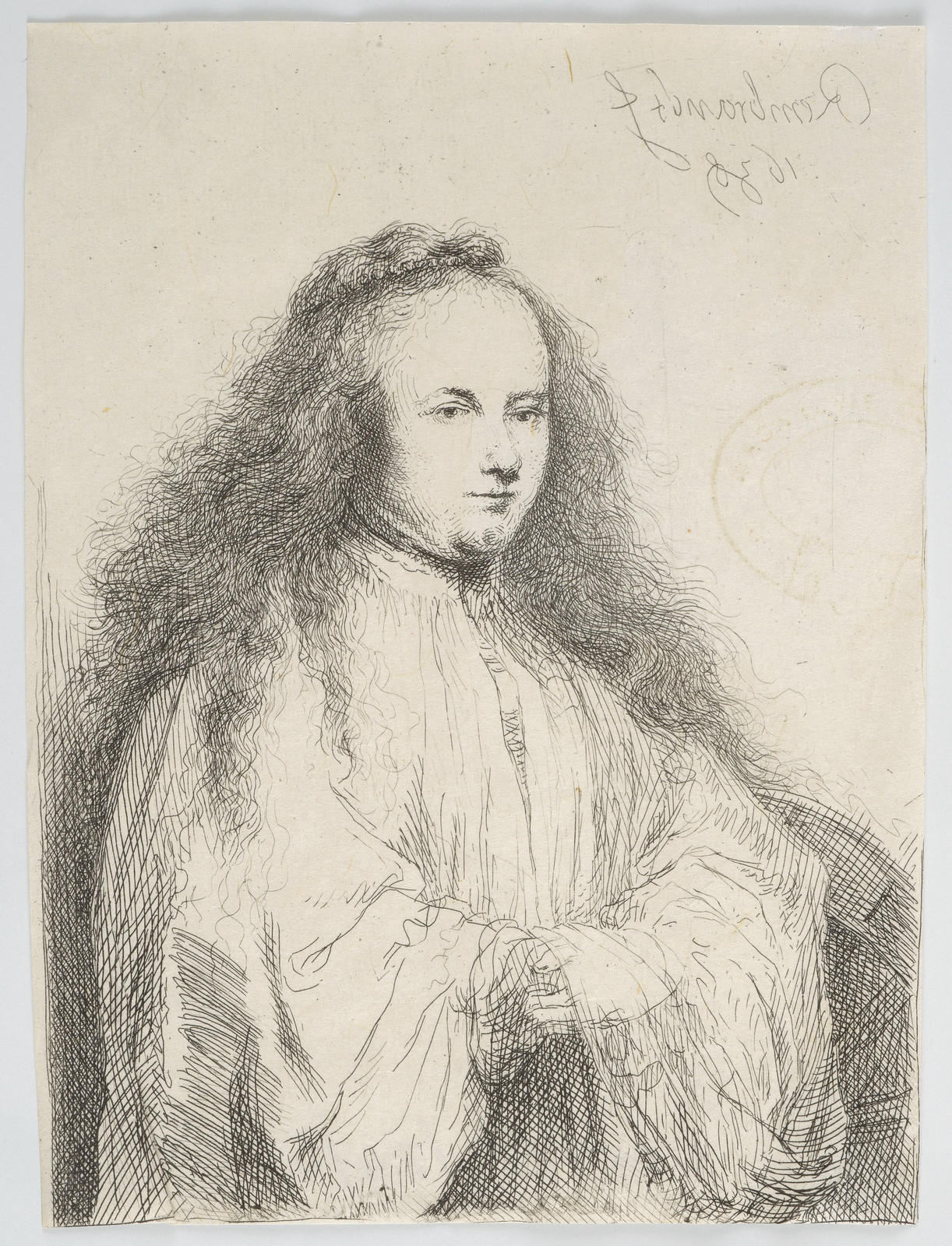 Study of Saskia as Saint Catherine