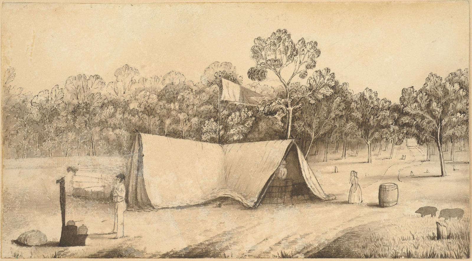 Early Settlers Tent