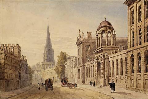 View in High Street, Oxford Morning
