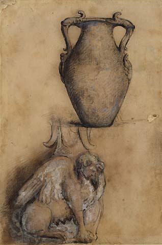 Study of Vase and Griffon