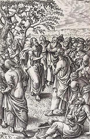 Christ healing the cripples