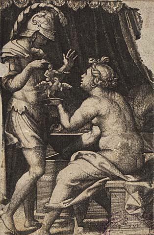 Medea Presenting the Household Gods to Jason