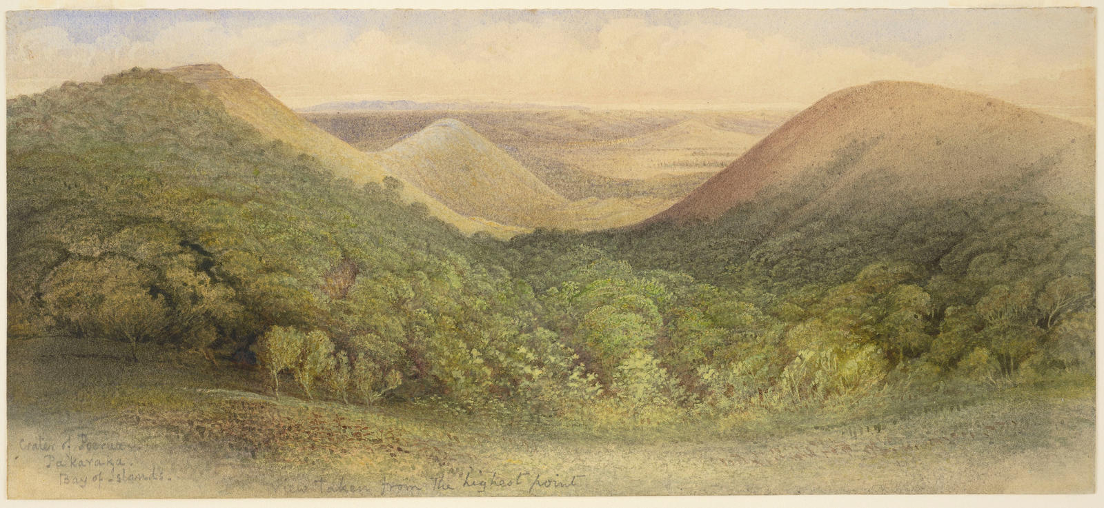 Crater of Poerua, Pakaraka, Bay of Islands