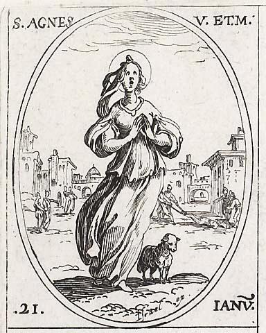 Saint Agnes, vierge et martyre