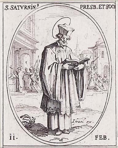 Saint Saturnin, pretre et ses compagnons