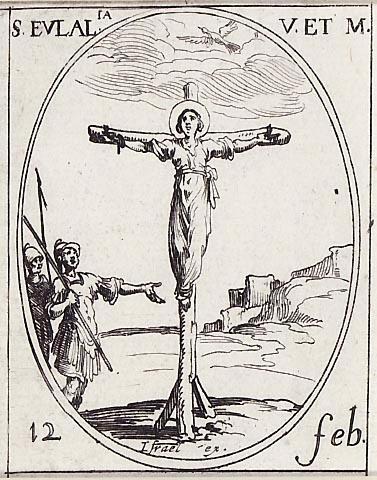 Saint Eulalie, vierge et martyre