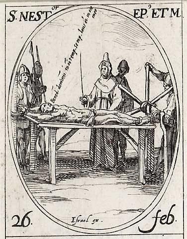 Saint Nestor. eveque et martyr
