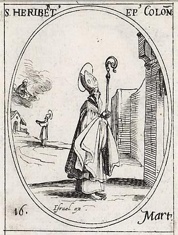 Saint Heribert, eveque de Cologne