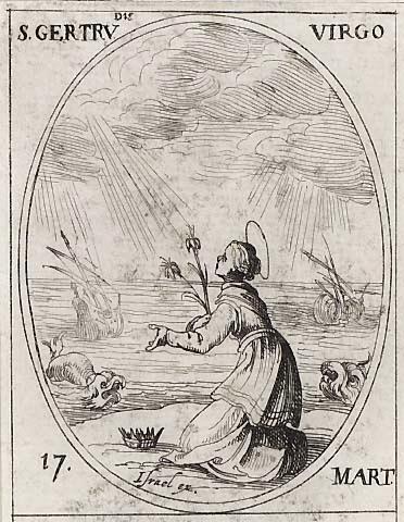 Saint Gertrude, vierge