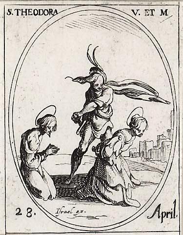 Saint Theodore, vierge et martyre