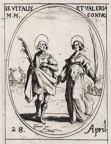 Saint Vital et Saint Valerie, sa femme