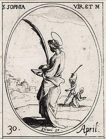 Saint Sophie, vierge et martyre
