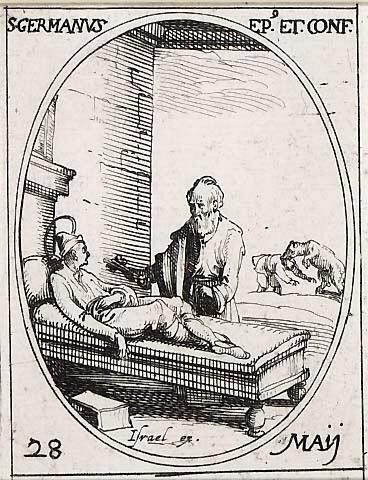 Saint Germain, eveque et confesseur