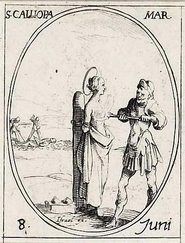 Saint Calliope, martyre