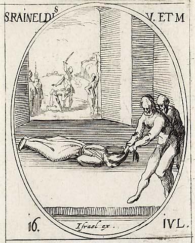 Saint Reynelde, vierge et martyre