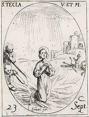 Saint Thecle, vierge et martyre