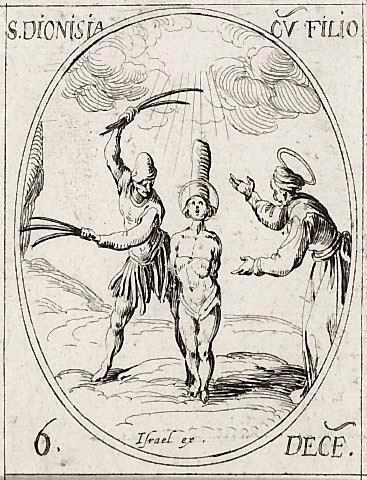 Saint Denise et son fils