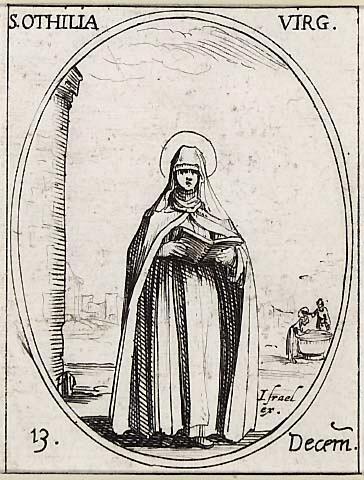 Saint Othilie, vierge