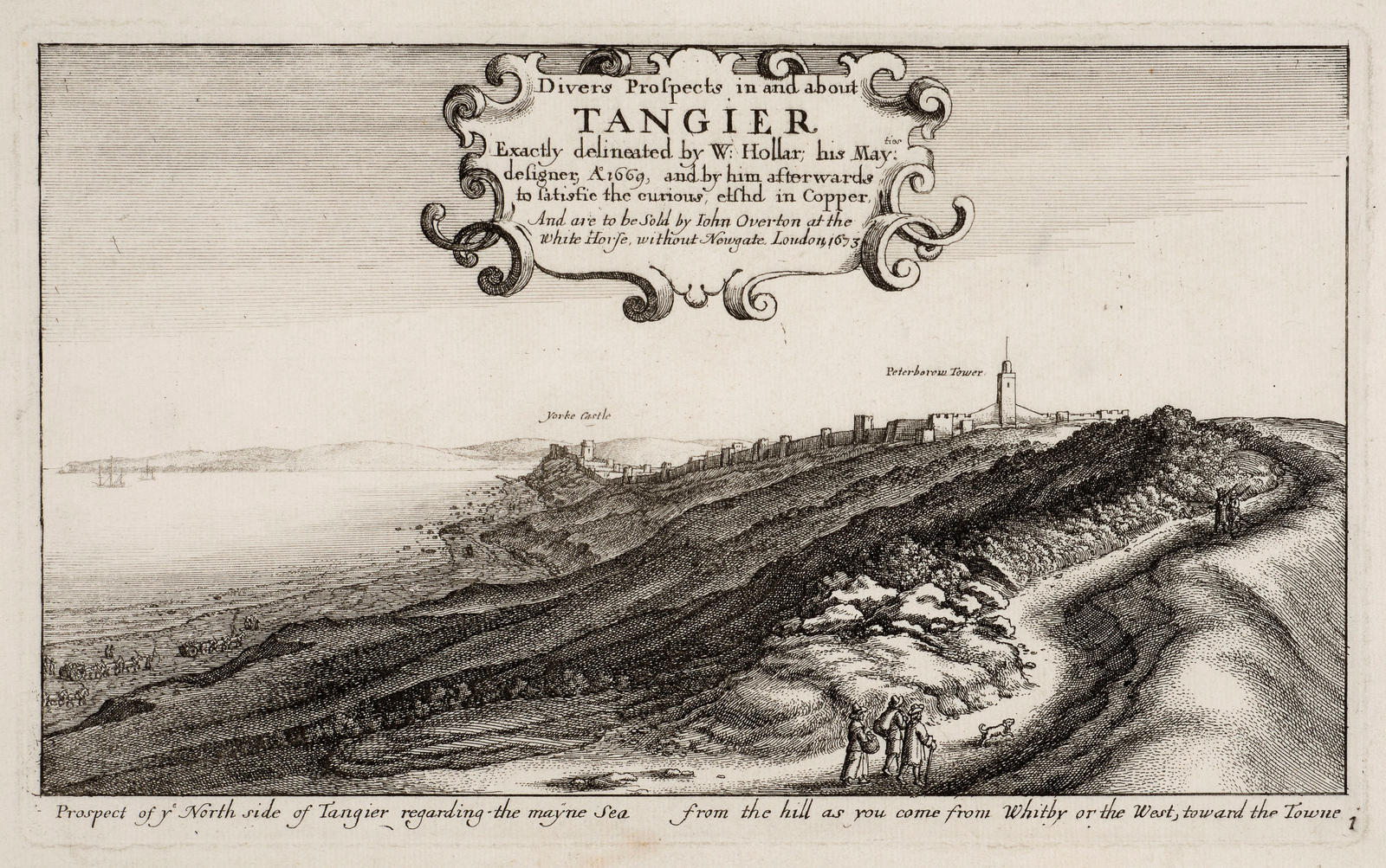Title Plate: Divers Prospects in and about Tangier