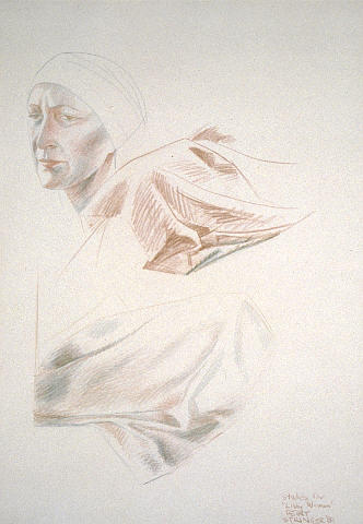 Study for "Lobby Woman"