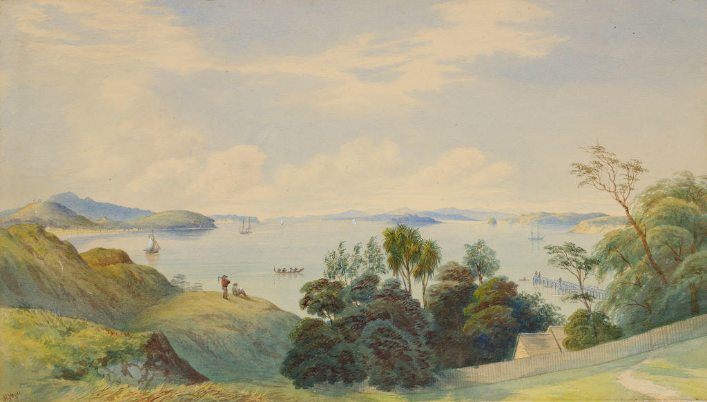 View of Auckland Harbour