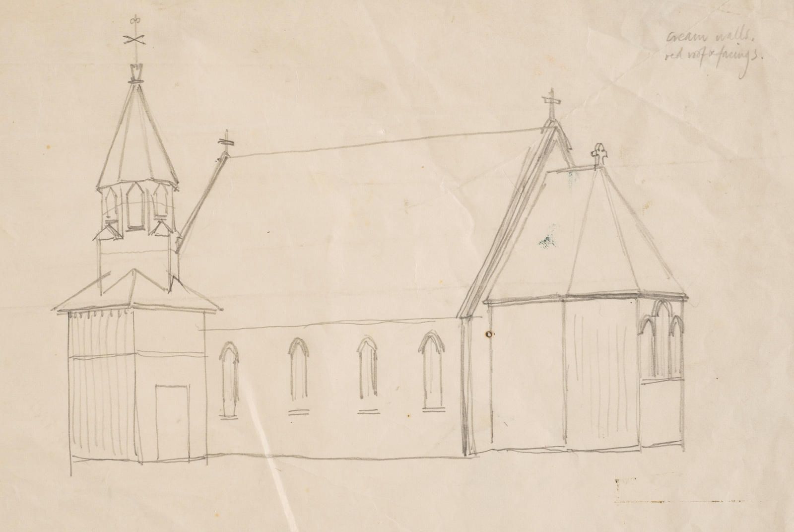 Sketch of Church for "Pastoral"
