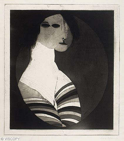 Personage with Striped Dress