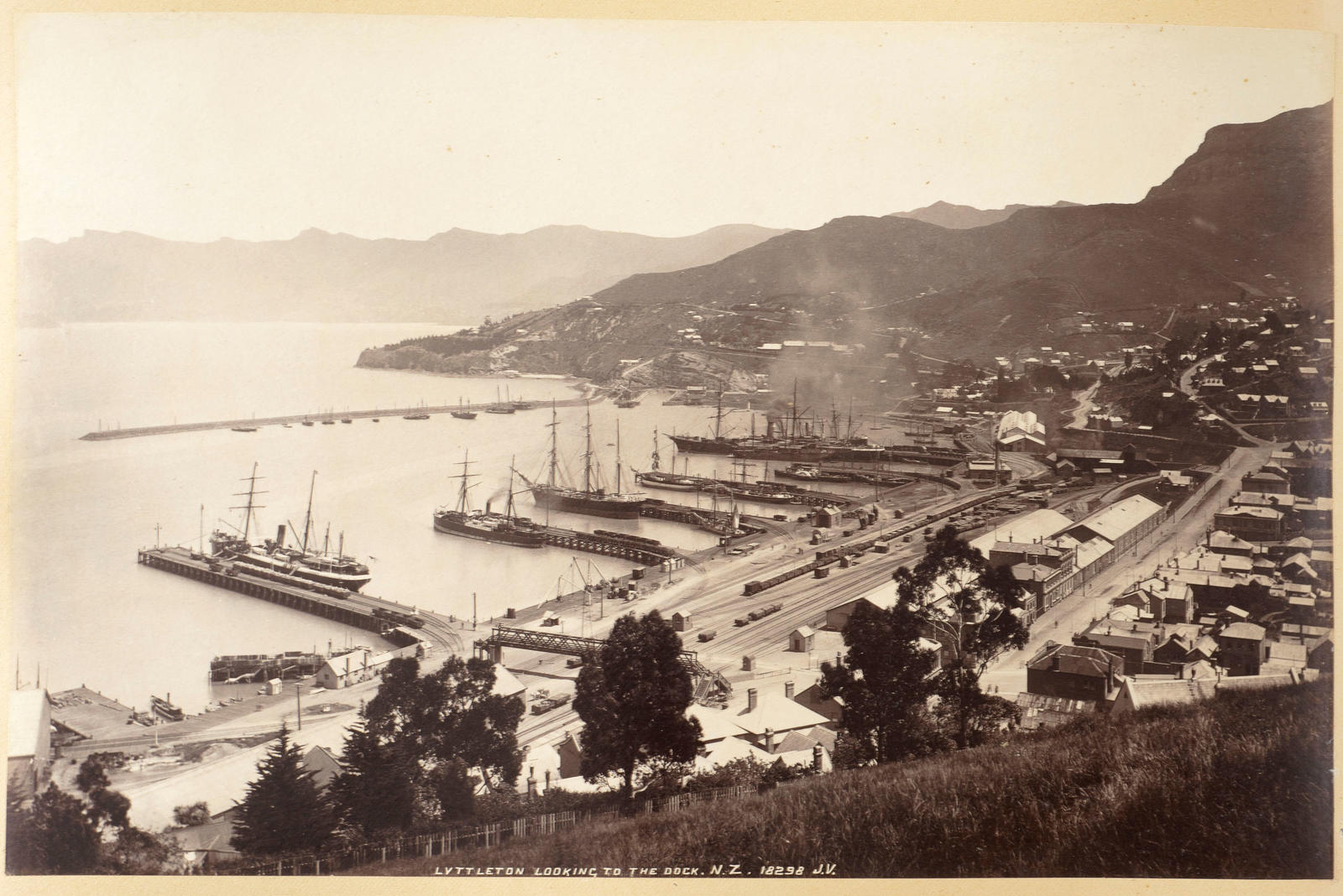 Lyttleton, looking to the dock