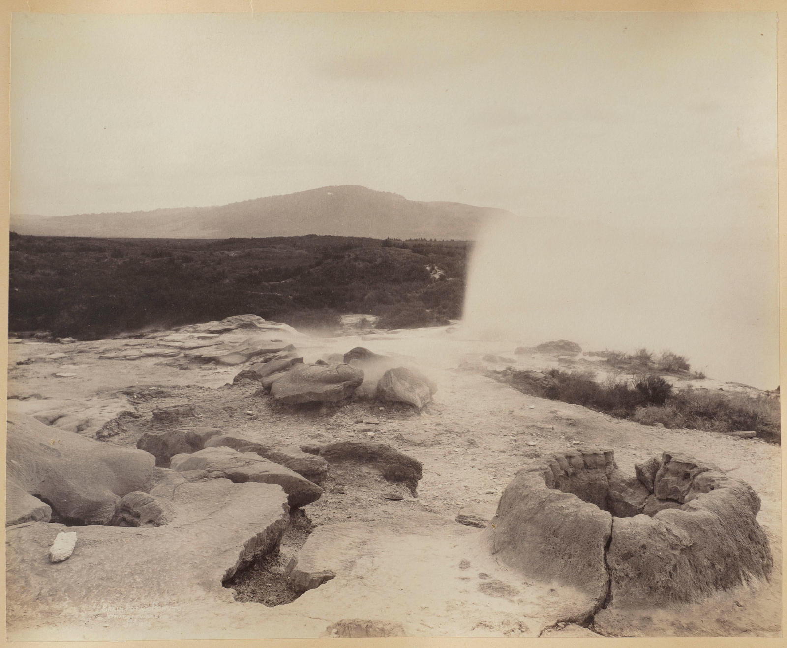The Brain Pot and Pohutu, Whakarewarewa