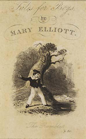 Title page to 'Tales for Boys'