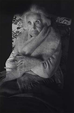 Lady at a home for old women